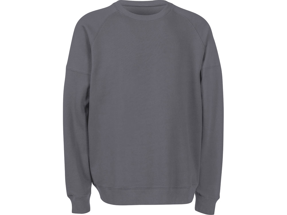 Свитшот оверсайз Paris, унисекс, темно-серый-12