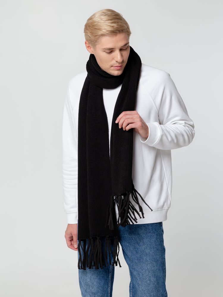Шарф Flette, черный-3
