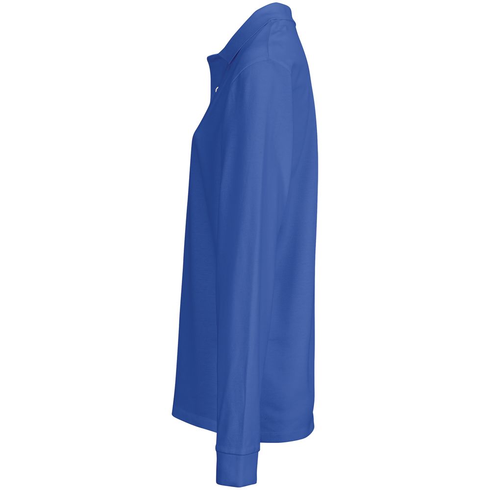 Рубашка поло унисекс с длинным рукавом Pacific LSL, ярко-синяя (royal)-2