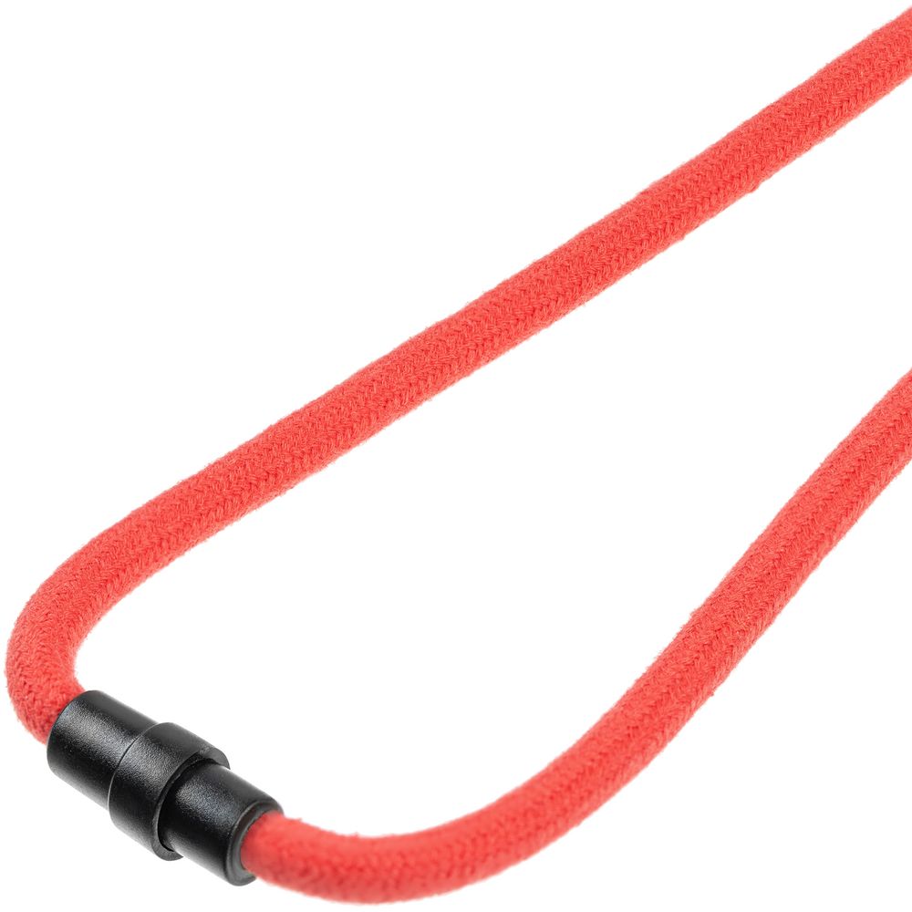Шнурок для бейджа Tube Wood, красный-2