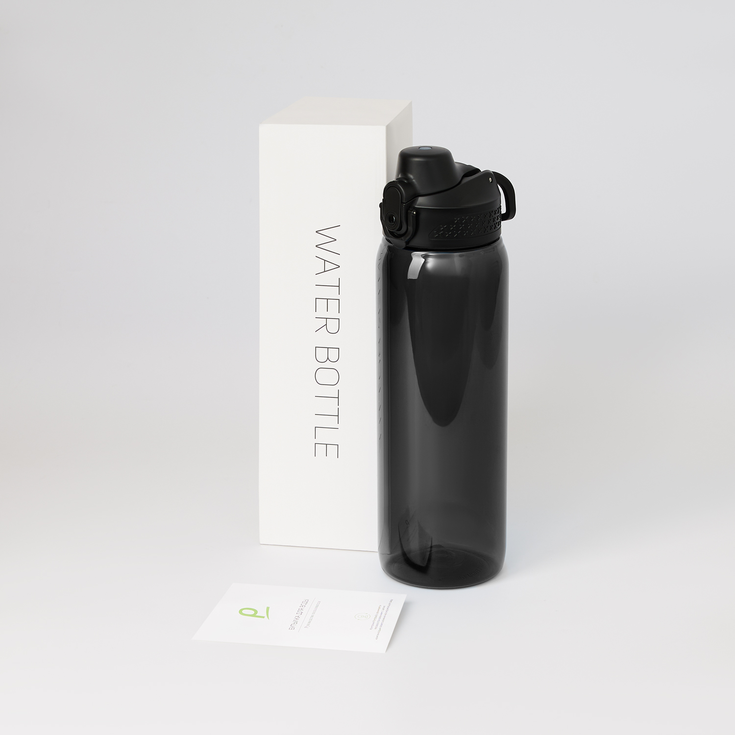 Бутылка для воды Nevada, черная-15