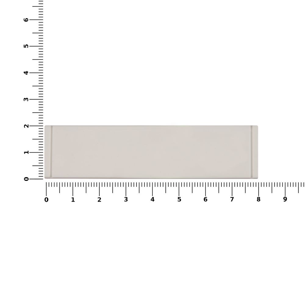 Лейбл из ПВХ Dzeta, S, белый-2