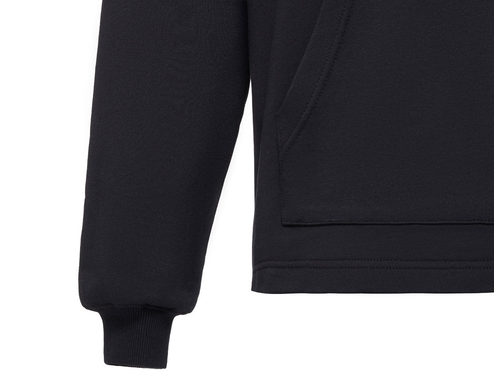 Худи оверсайз Alpha.01 унисекс, черный-12