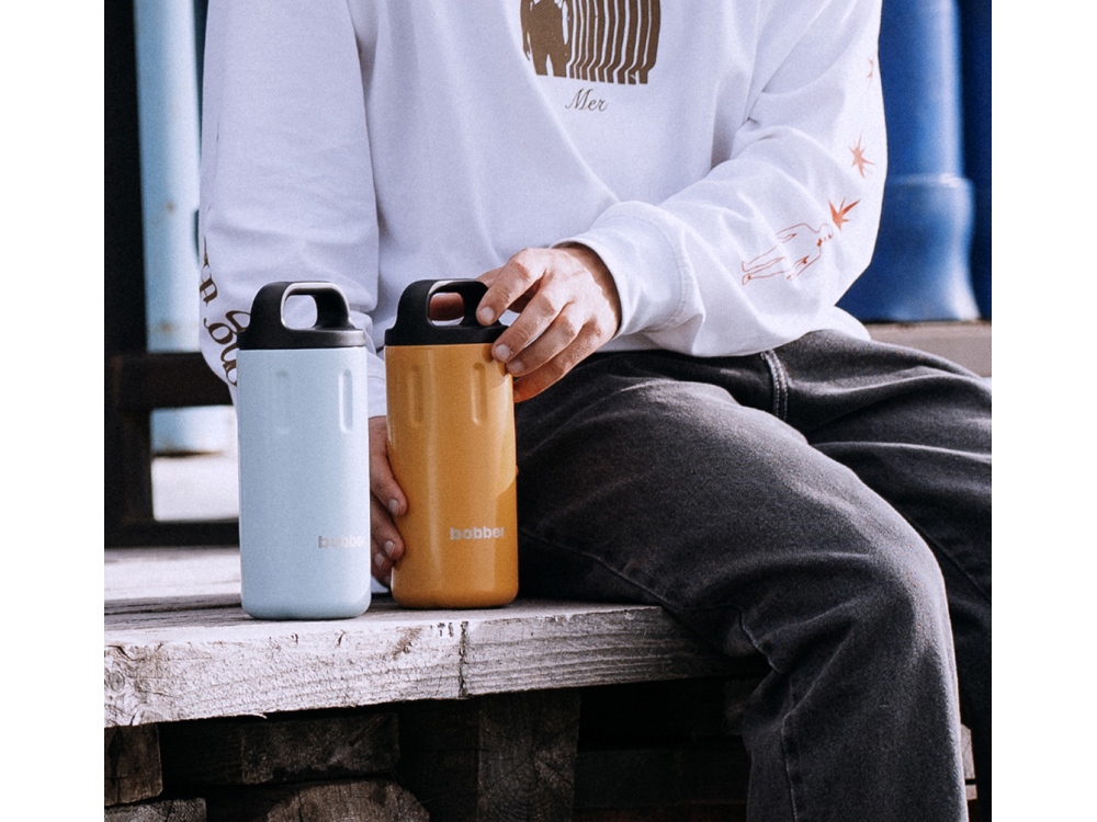 Вакуумный термос с керамическим покрытием бытовой, тм bobber, 590 мл. Артикул Bottle-590 Ginger Tonic (имбирный тоник)-5