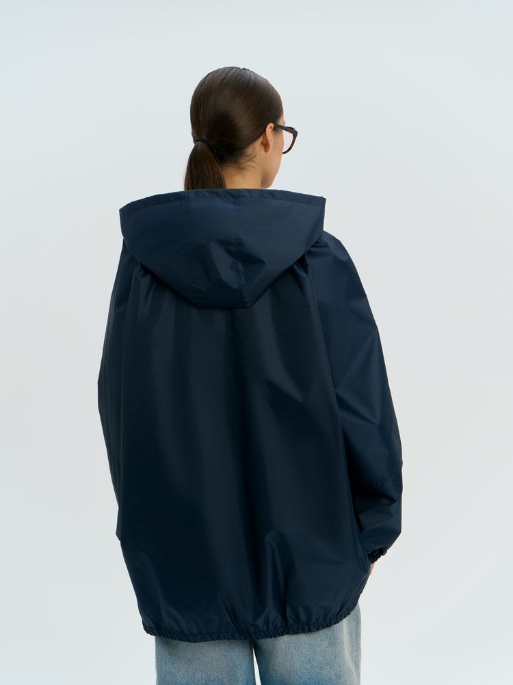 Дождевик-анорак Alatau, укороченный, темно-синий, единый размер-6