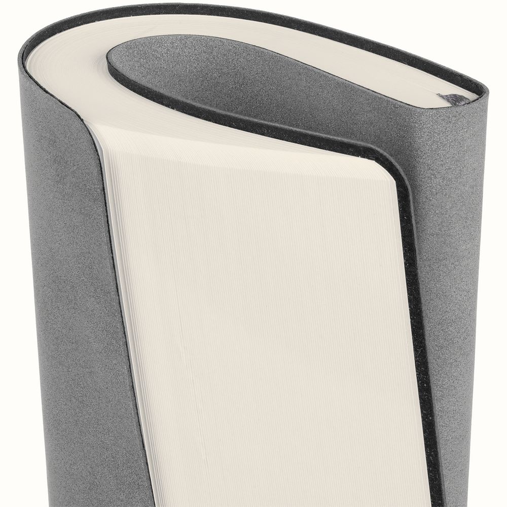 Ежедневник Nubuk, недатированный, светло-серый-2