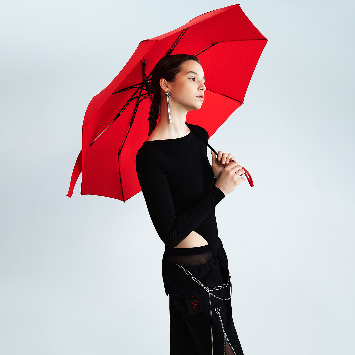 Зонт складной Атланта (Atlanta), красный-14