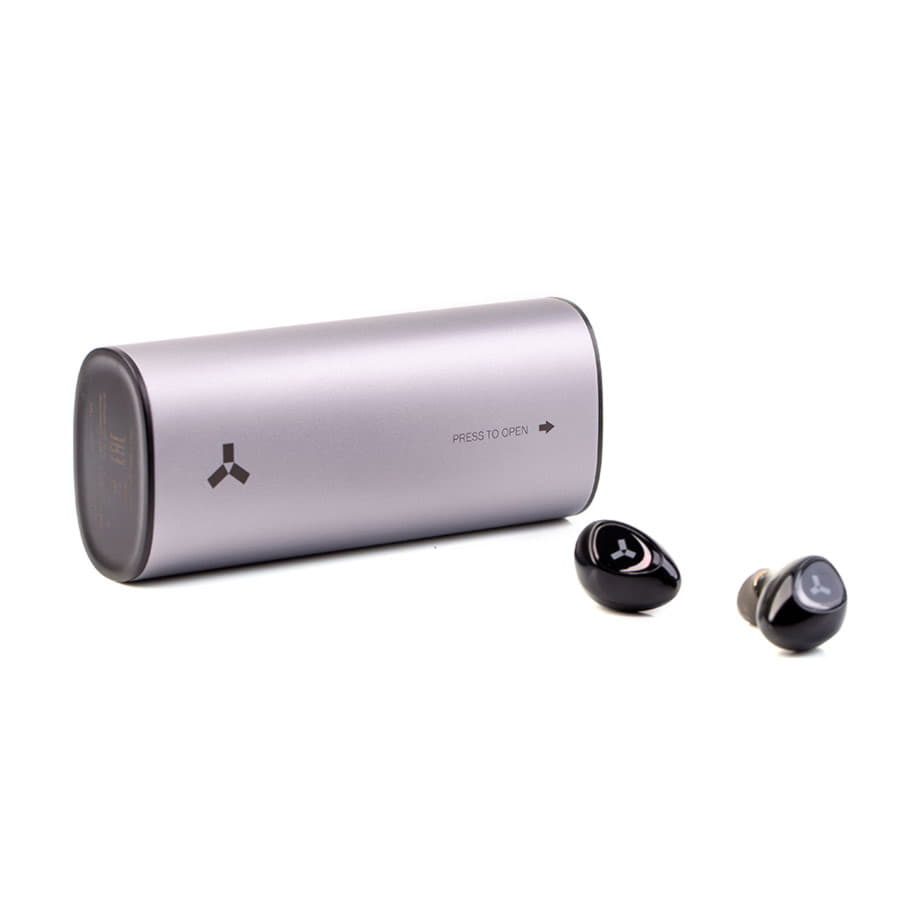 Беспроводные наушники с пауэрбанком 5000 мАч ACCESSTYLE TANGERINE TWS, серебристый, серебристый-6