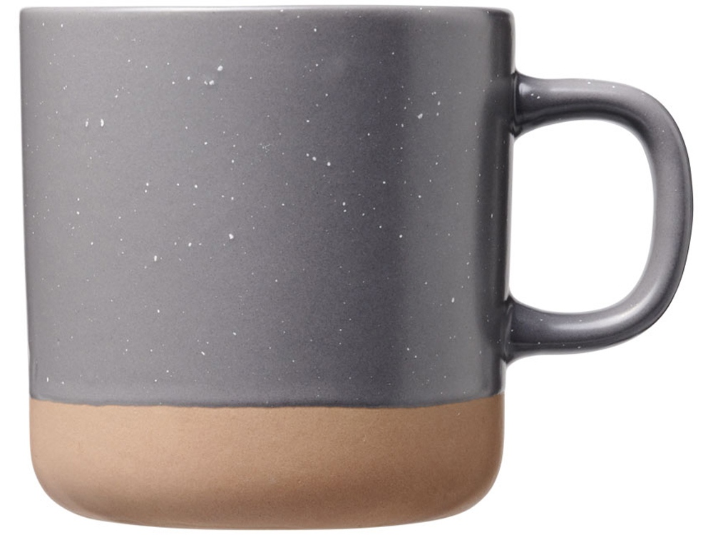 Керамическая кружка Pascal объемом 360 мл, серый-1