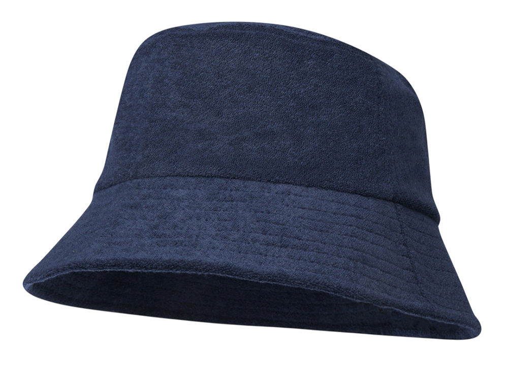 Панама Melo из переработанного махрового материала, сертифицированного GRS - Темно - синий-0