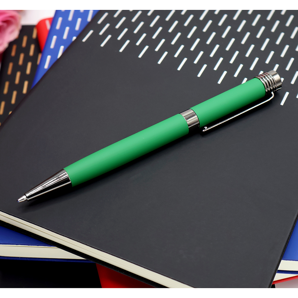 Ручка металлическая Senator, Темно-зеленый-2