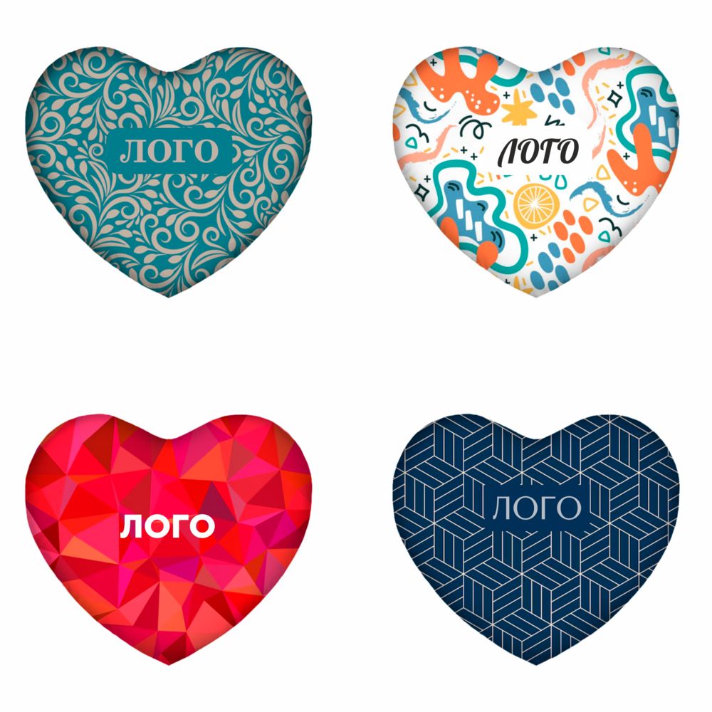 Подушка декоративная FrostyLove на заказ, сердце-0