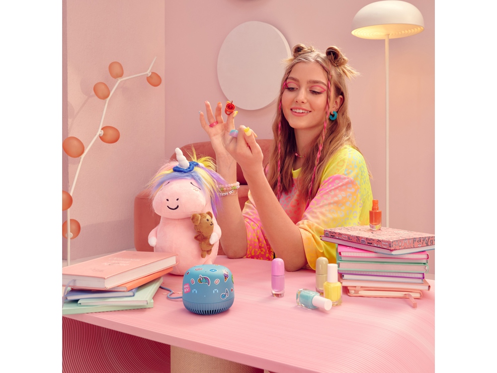 VK Капсула нео с голосовым помощником Марусей, синий-6