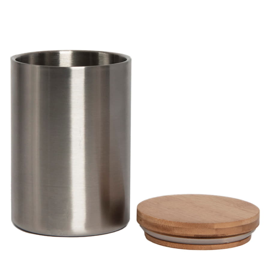 Термокружка BAMBOO с крышкой, 350мл, серебристый-1