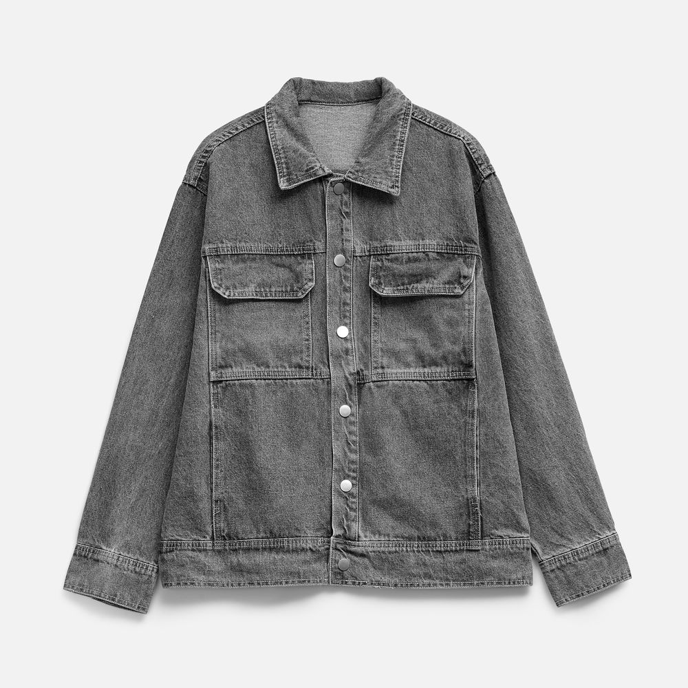 Куртка джинсовая O2, серая-1