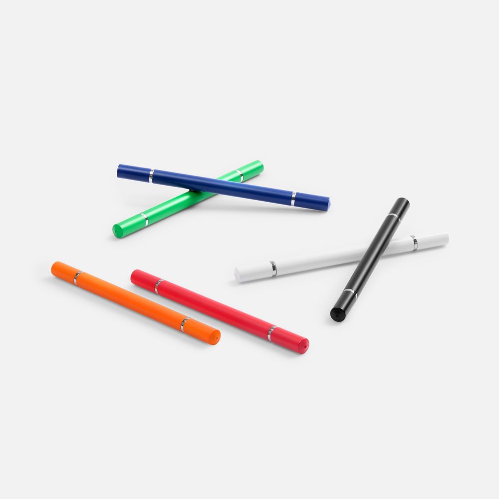 Ручка шариковая и вечный карандаш Diptych, зеленая-5