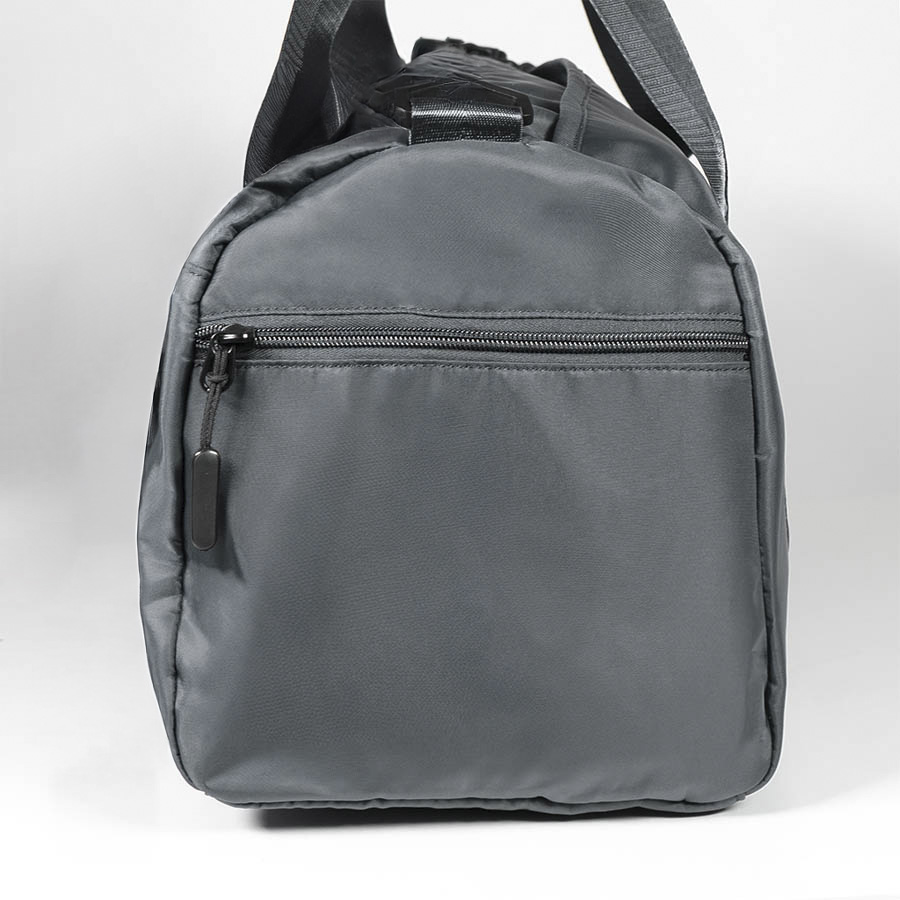 Сумка спортивная "Gym" ,без ремня ; серая; 45х21х20 см; полиэстер, темно-серый-4