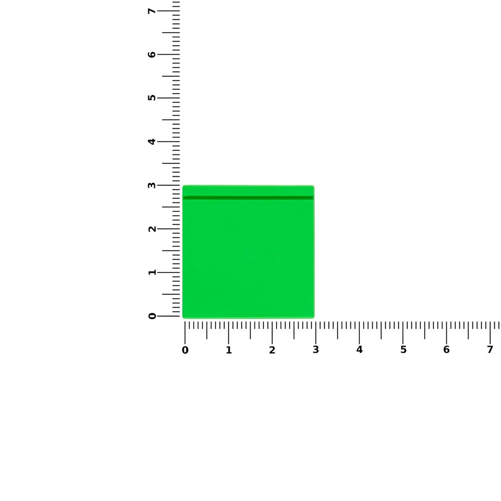 Лейбл из ПВХ Kare, зеленый неон-1