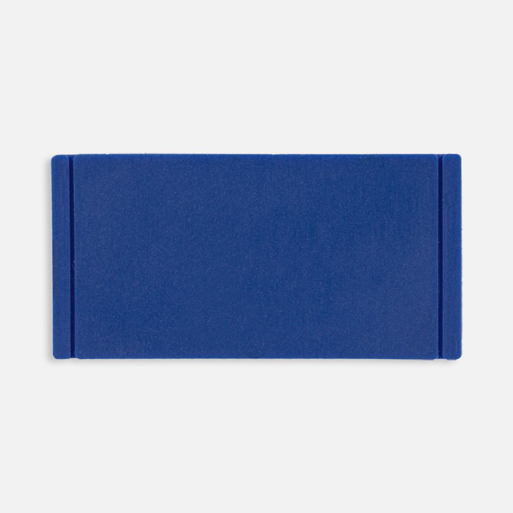 Лейбл из ПВХ Dzeta, XS, синий-1