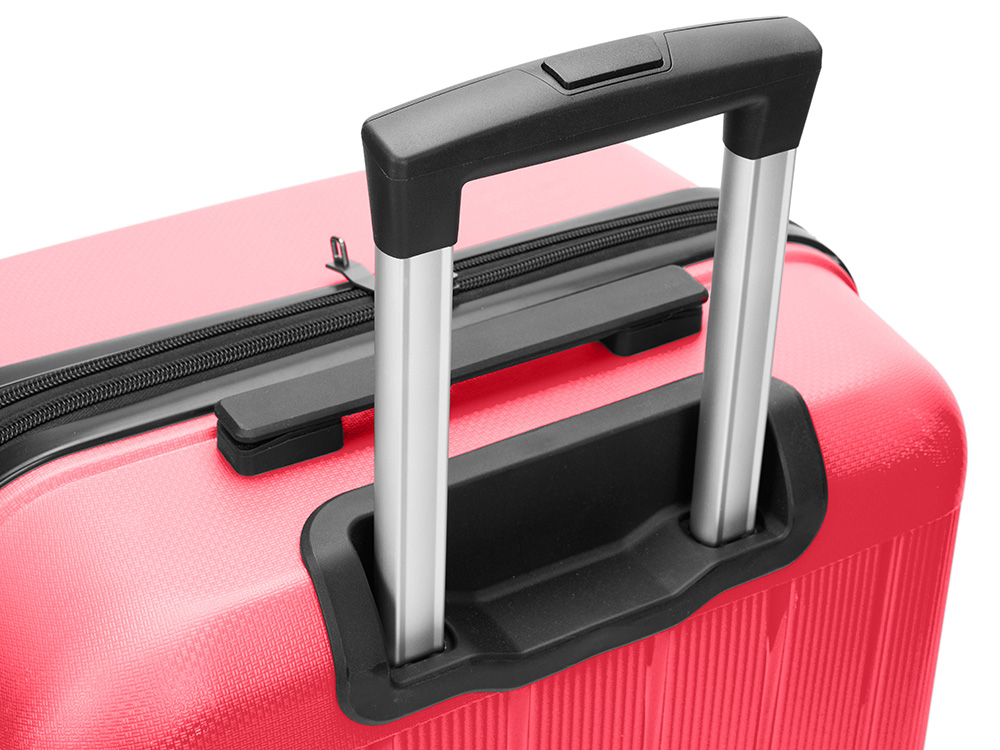 Чемодан TORBER В Отпуск, ярко-розовый, полипропилен, 55 х 36 х 21,5 см, 37 л-3