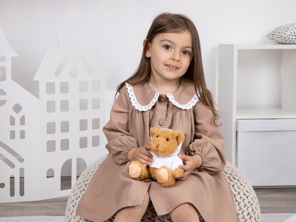 Мягкая игрушка «Мишка Cuddleton» в белом худи-6