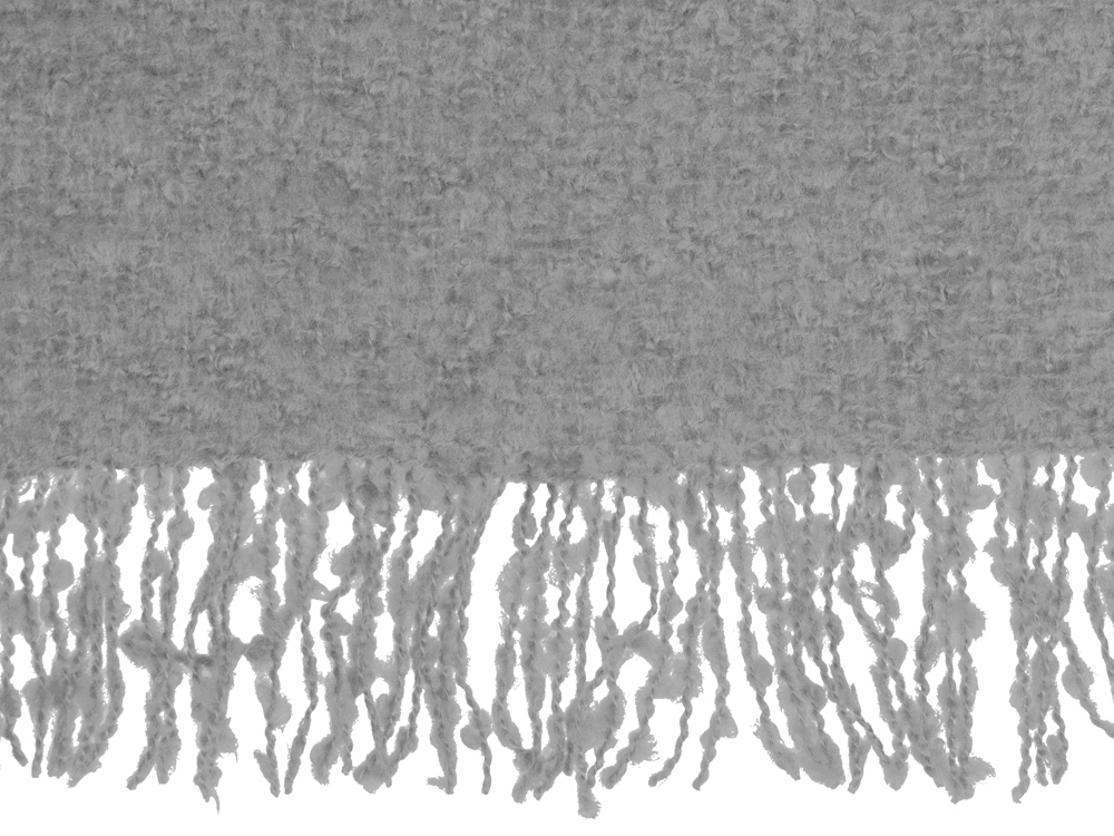 Плед акриловый Mohair, серый-3