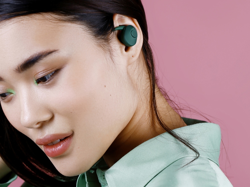 Наушники Rombica MySound Shark - Green / TWS-8