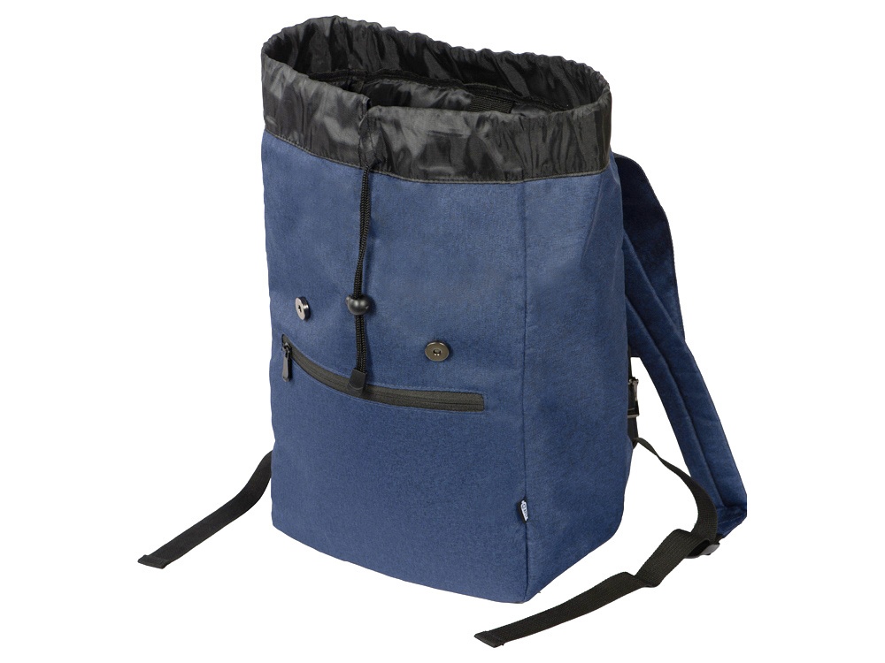 Рюкзак Hello из переработанного пластика, синий-7