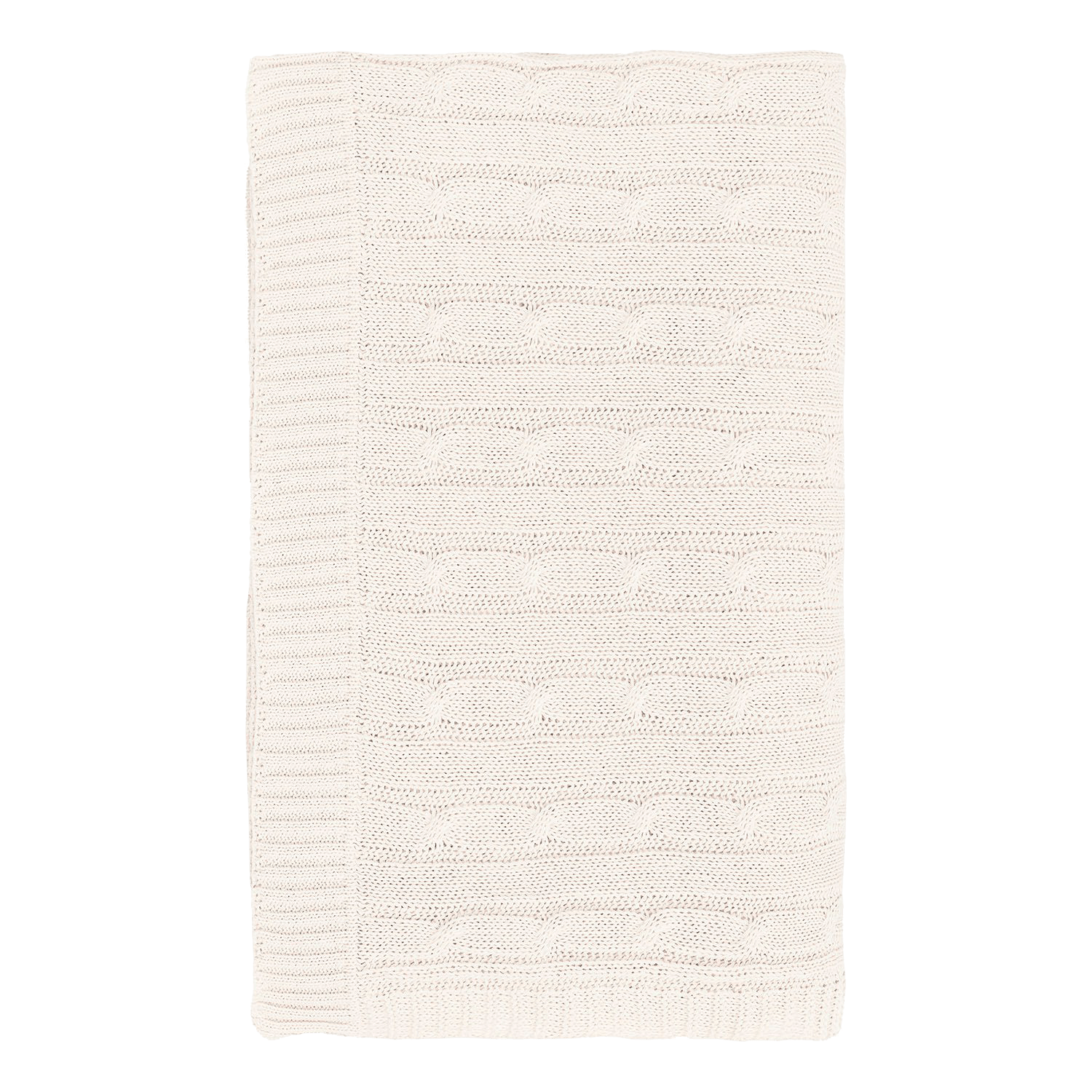 Плед Fado вязаный, бежевый (без подарочной коробки)-1