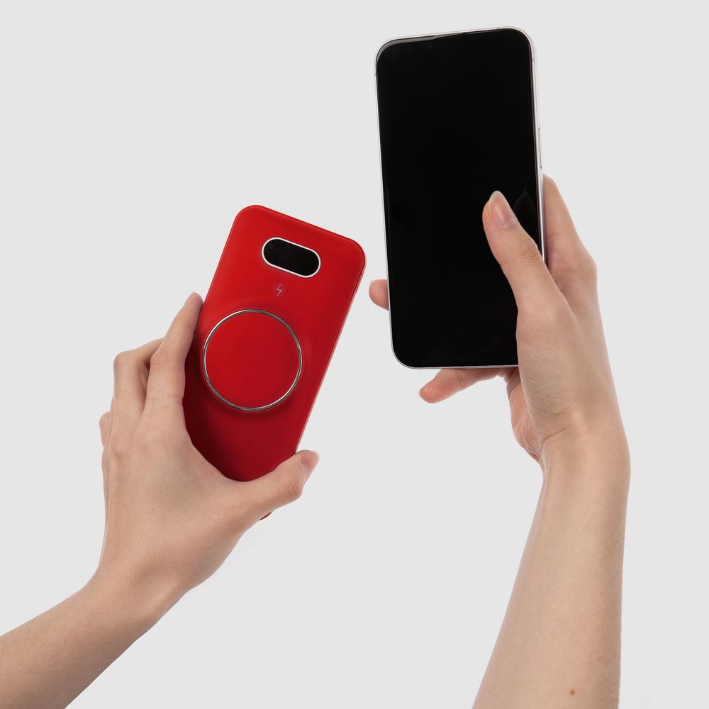 Аккумулятор Omni Qi 10000 мАч, ver.2, красный-3