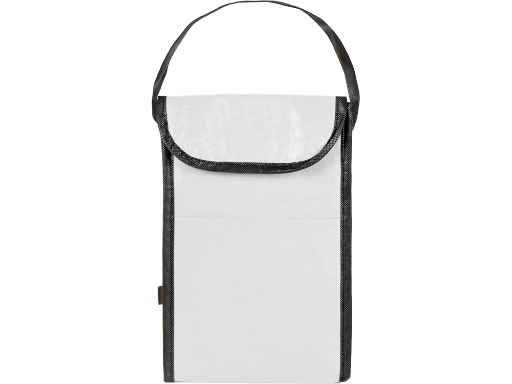 Сумка-холодильник Reviver на липучке из нетканого переработанного материала, белый-2