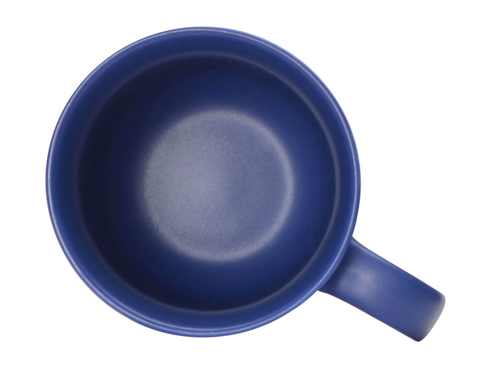 Матовая кружка Susan 380мл в цвете с двух сторон, синий-2