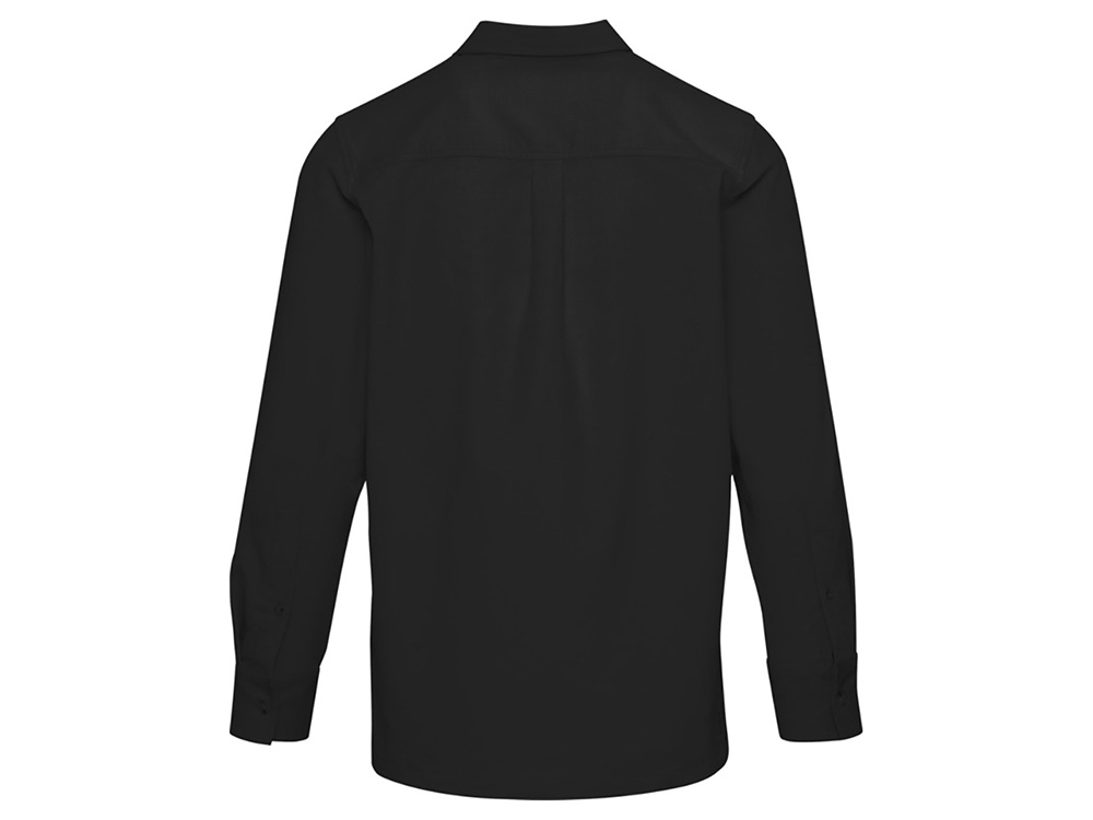 Alum вельветовая рубашка унисекс - сплошной черный-2