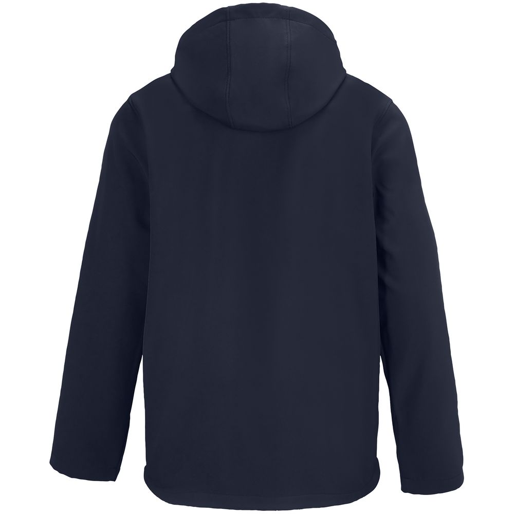 Куртка софтшелл с капюшоном мужская Race Men, темно-синяя-2