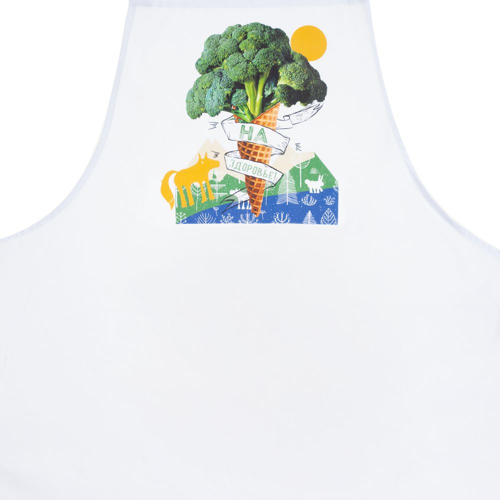 Фартук «На здоровье!», белый-2