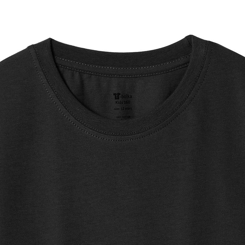 Футболка детская T-Bolka Kids, черная-2