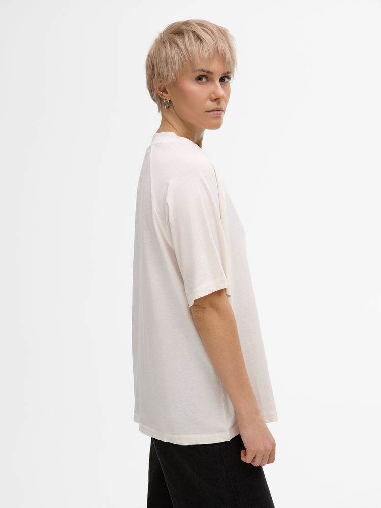 Футболка унисекс оверсайз T2, молочно-белая-5