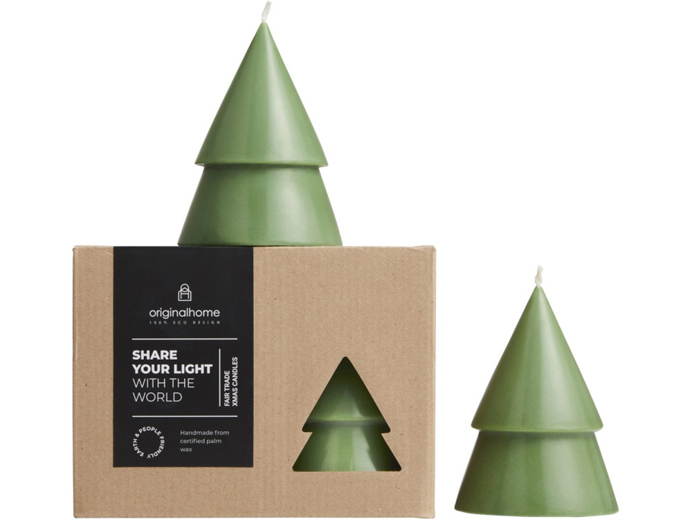 Orginal Home рождественская елочная свеча матча - M - Зеленый яркий-0