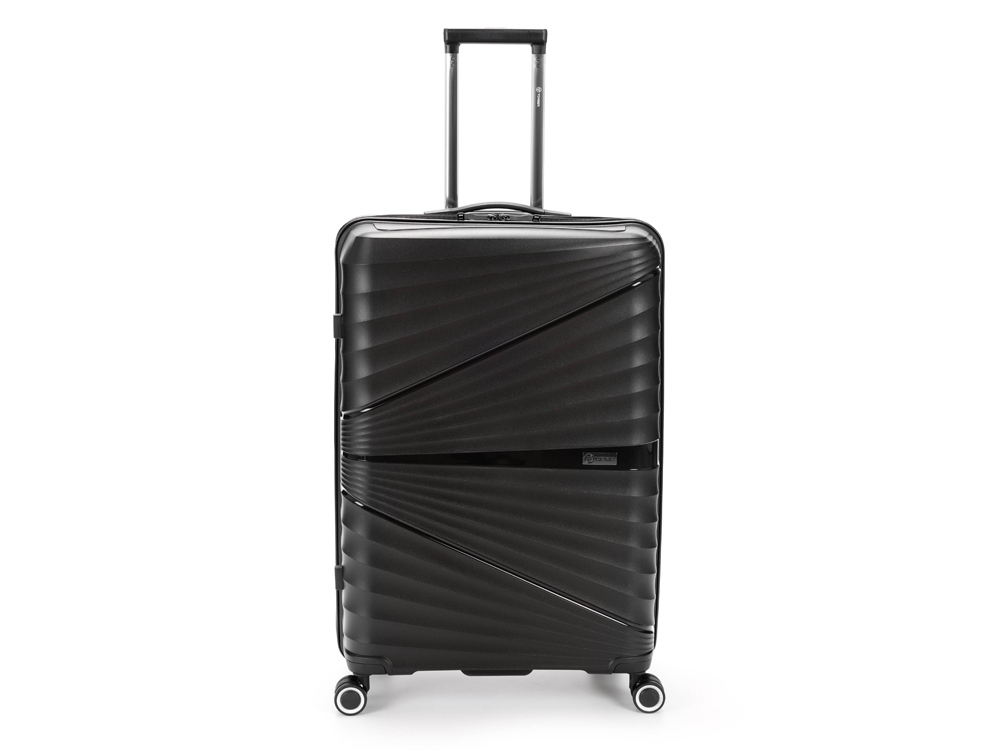 Чемодан TORBER Nevo, чёрный, полипропилен, 49 х 28 х 76 см, 95 л-9