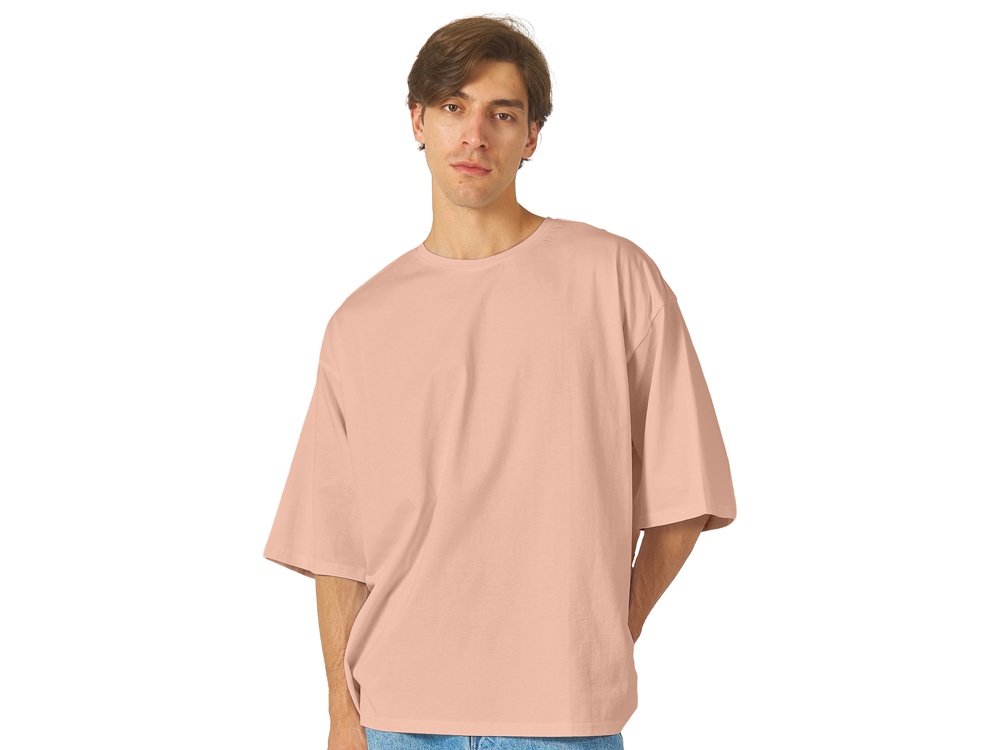 Футболка Berlin к/р оверсайз, 100% хлопок, 180гр, лососевый-1