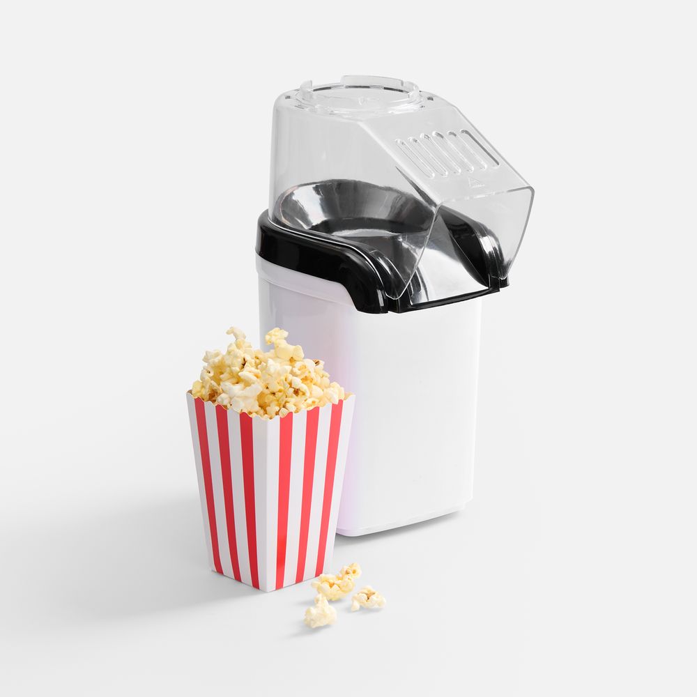 Машина для приготовления попкорна Crisp Twist, белая-1