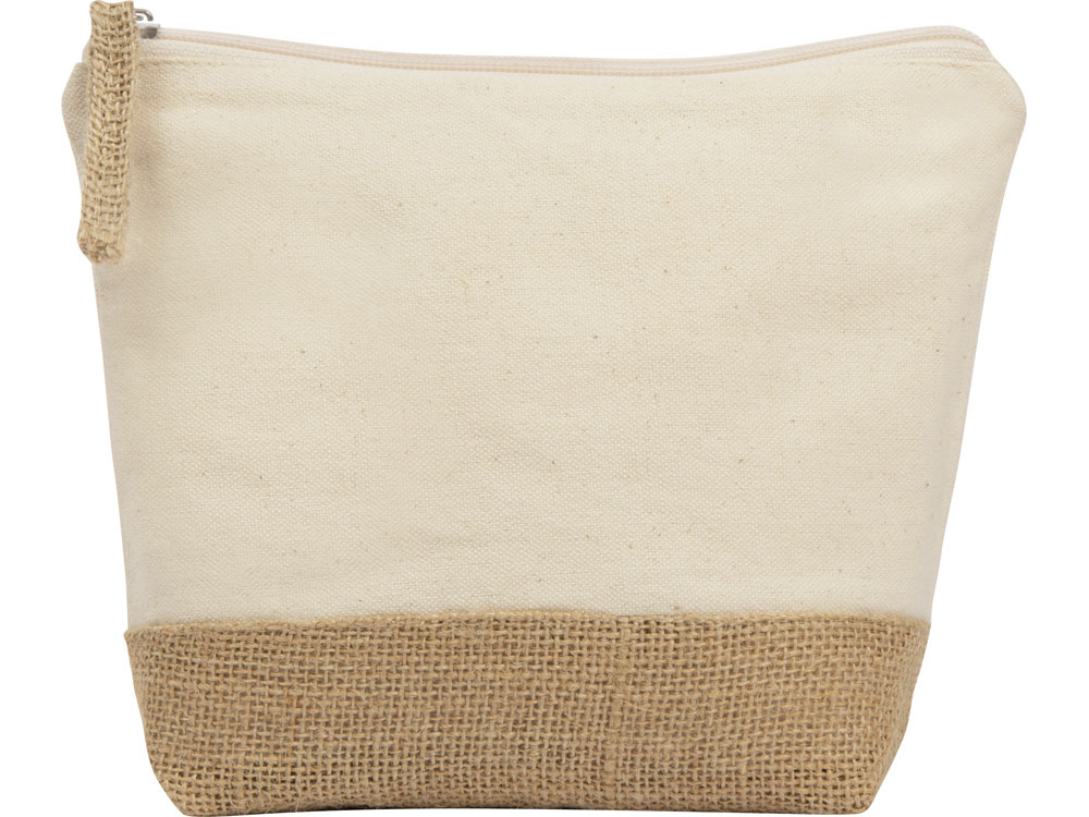 Косметичка Jute из хлопка и джута, натуральный-2