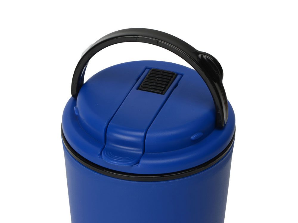 Стакан-тамблер Parma со встроенной трубочкой, 350 мл, цвет синий-2