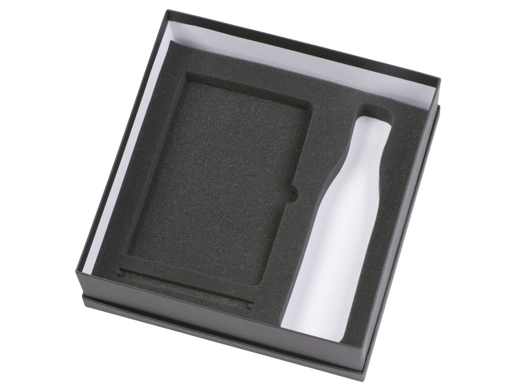 Подарочный набор c блокнотом C2, ручкой и термобутылкой, зеленое яблоко-2