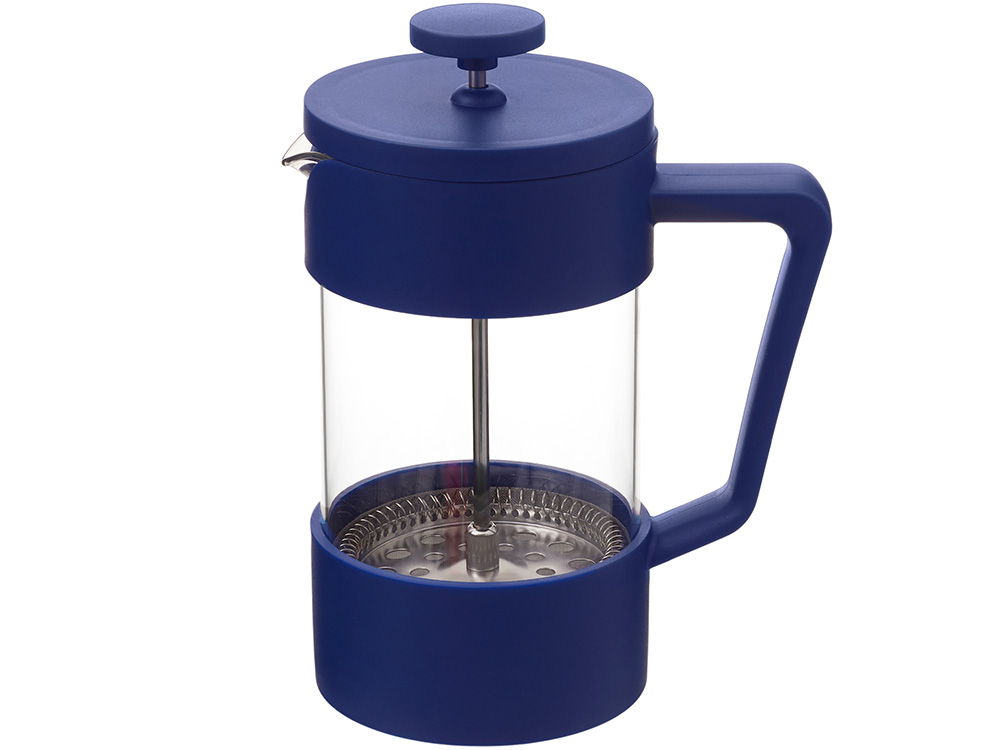Пластиковый френч-пресс Intense, 600мл, темно-синий-1