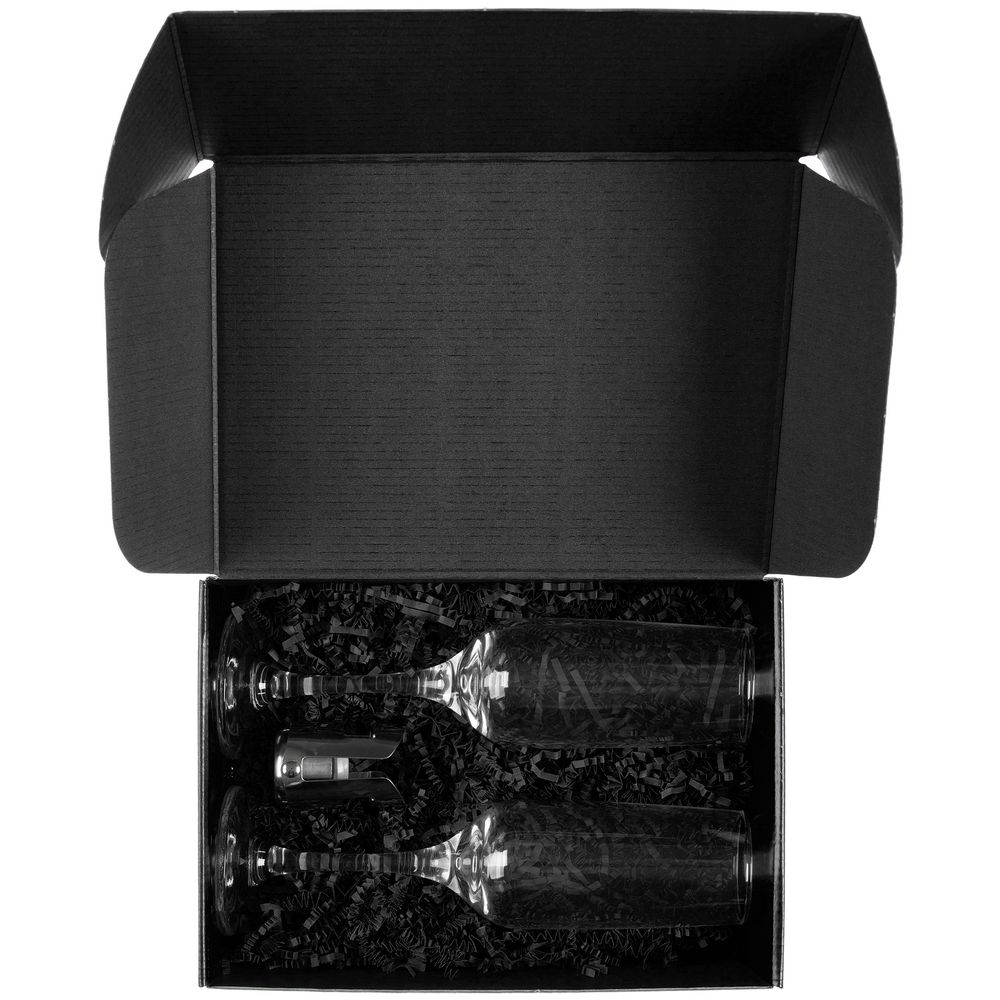 Набор для шампанского Isabella, в черной упаковке-2