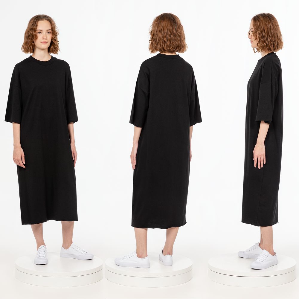 Платье D2, черное-1