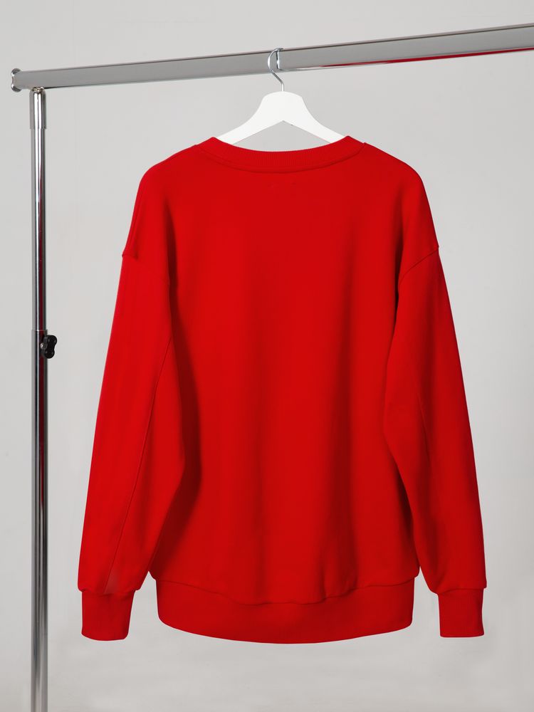 Свитшот унисекс Kosmos 2.0, красный-1