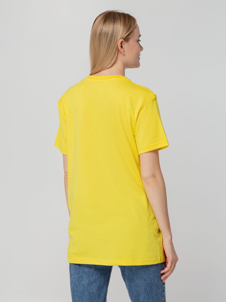 Футболка унисекс T-bolka 140, желтая-5