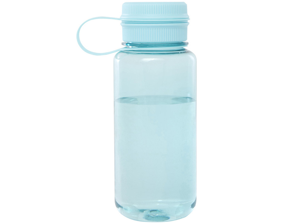 Спортивная бутылка Ryder из переработанного ПЭТ-пластика объемом 900 мл с многофункциональной крышкой, сертифицированная RCS - Бирюзовый-2